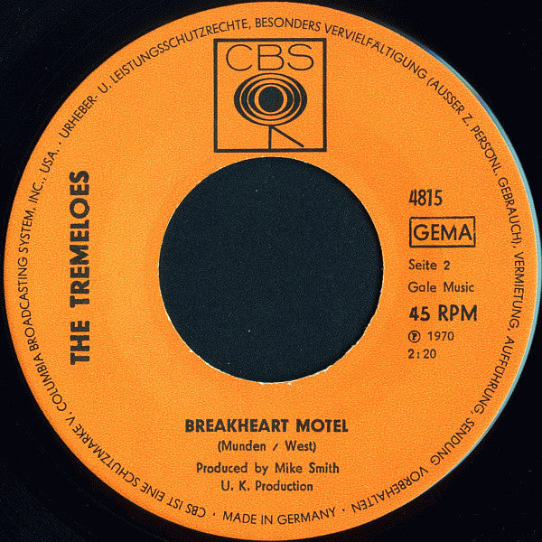 Tremeloes, The : By The Way (7",45 RPM,Single,Mono)