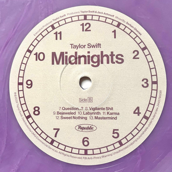 Taylor Swift : Midnights (LP,Album,Special Edition)