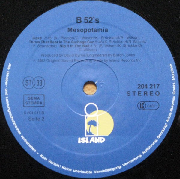 B-52's, The : Mesopotamia (LP,Album)