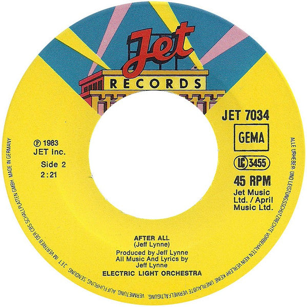 Electric Light Orchestra : Rock 'n' Roll Is King (7",45 RPM,Single)