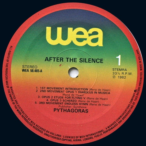 Pythagoras (2) : After The Silence (LP, Album)