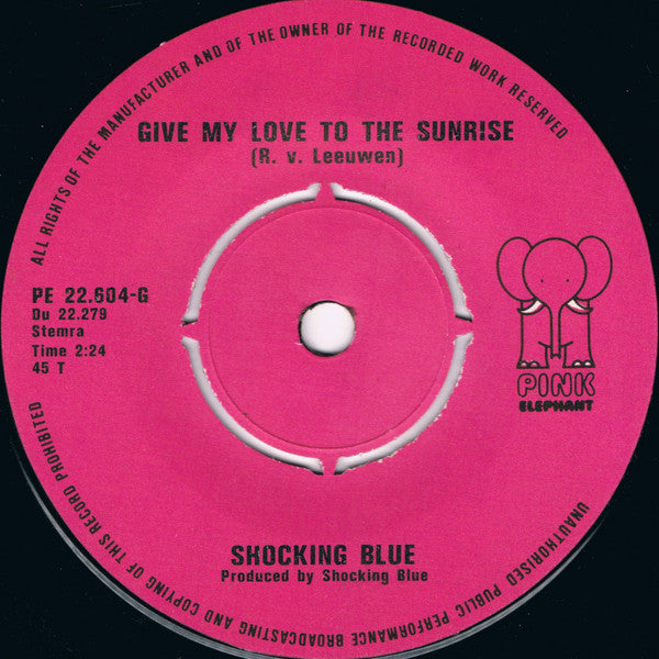 Shocking Blue : Inkpot (7",45 RPM,Single)