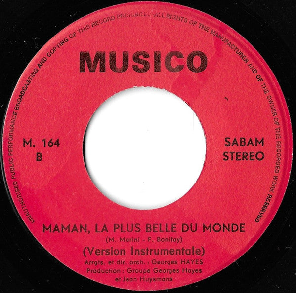 Sereno (7) : Maman, La Plus Belle Du Monde (7",45 RPM,Stereo)