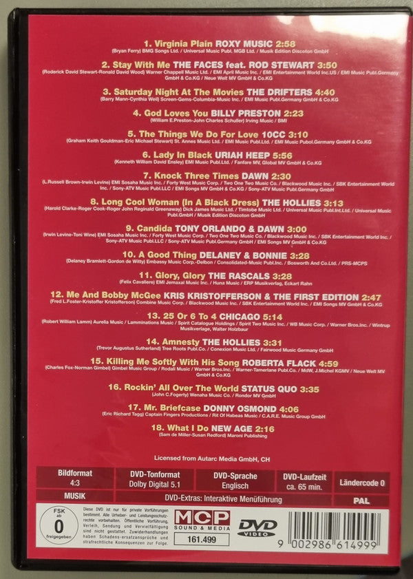 Various : The Best Of The 70s (Multichannel,PAL,Compilation)