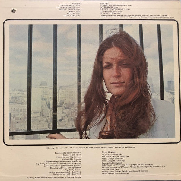 Risa Potters : Take Me Away (LP, Album, Gat)