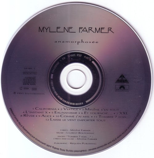 Mylène Farmer : Anamorphosée (Album,Reissue)