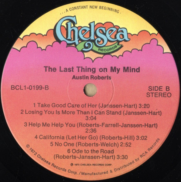 Austin Roberts : The Last Thing On My Mind (LP,Album)