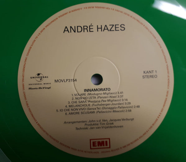 André Hazes : Innamorato (LP, Album, RE, Gre)
