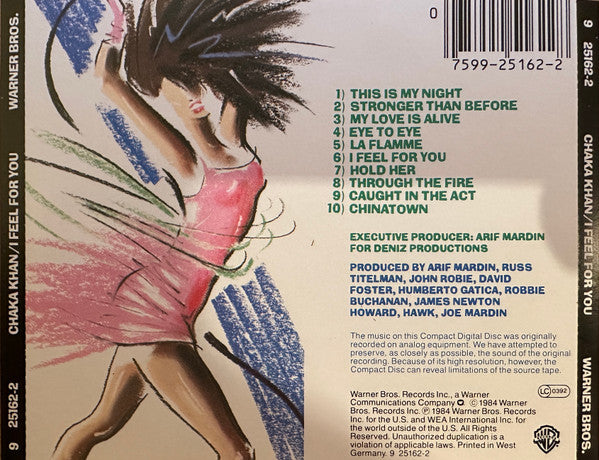 Chaka Khan : I Feel For You (Album)