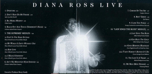 Diana Ross : Live (Album)