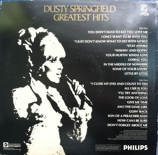 Dusty Springfield : Greatest Hits (LP,Compilation)