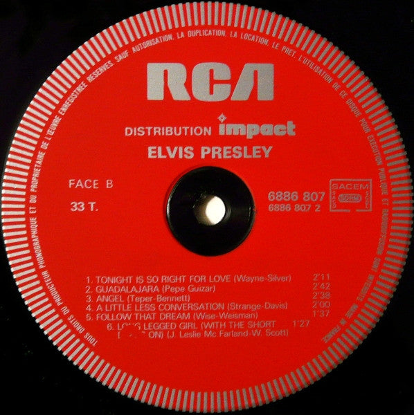 Elvis Presley : Elvis Presley (LP,Compilation,Reissue,Stereo)