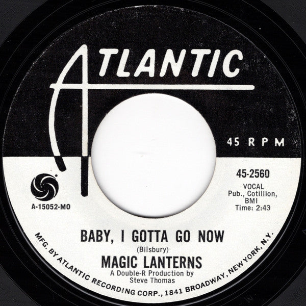 Magic Lanterns : Shame, Shame / Baby, I Gotta Go (7",45 RPM,Single,Promo,Styrene)