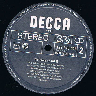 Them (3) Featuring Van Morrison : The Story Of Them (LP, Comp, RE)