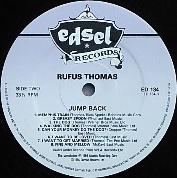 Rufus Thomas : Jump Back (LP,Compilation)