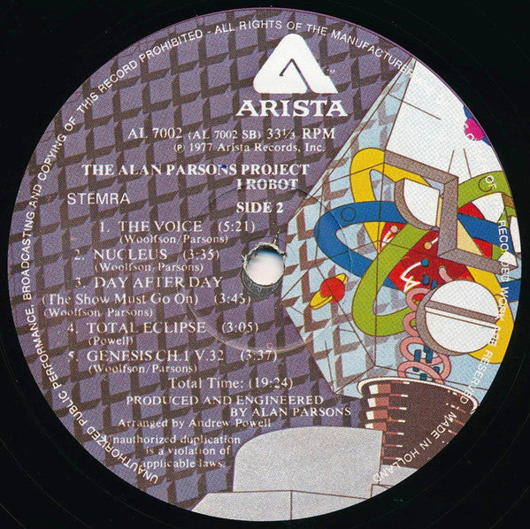 Alan Parsons Project, The : I Robot (LP,Album)