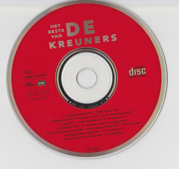 De Kreuners : Het Beste Van De Kreuners (Compilation,Reissue)