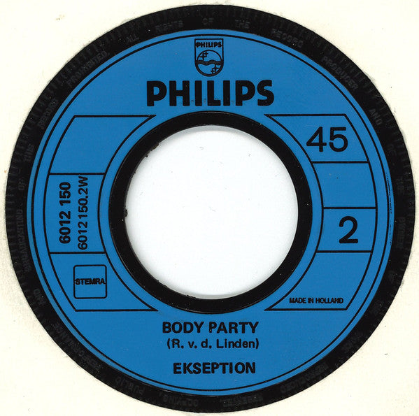 Ekseption : Ave Maria / Body Party (7",45 RPM,Single)