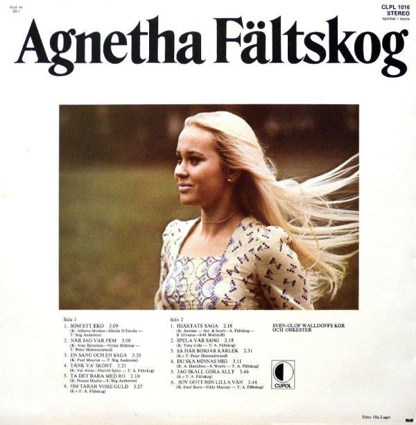 Agnetha Fältskog : Som Jag Är (LP,Album,Reissue)