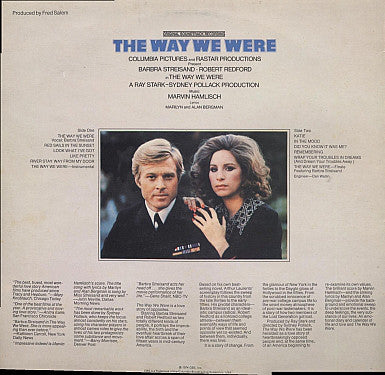 Marvin Hamlisch : The Way We Were (Original Soundtrack Recording) (LP)