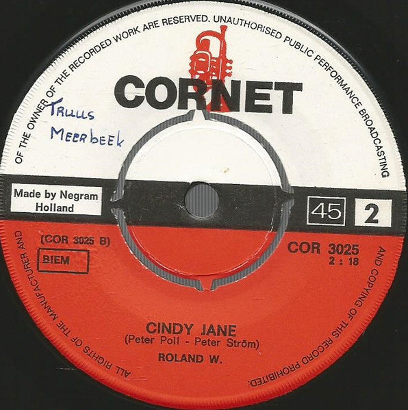 Roland W. : Monja (7",45 RPM,Single)