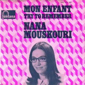 Nana Mouskouri : Mon Enfant (7",Single,45 RPM,Mono)