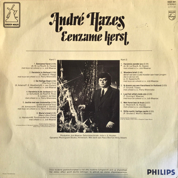 André Hazes : Eenzame Kerst (LP,Album,Reissue,Stereo)