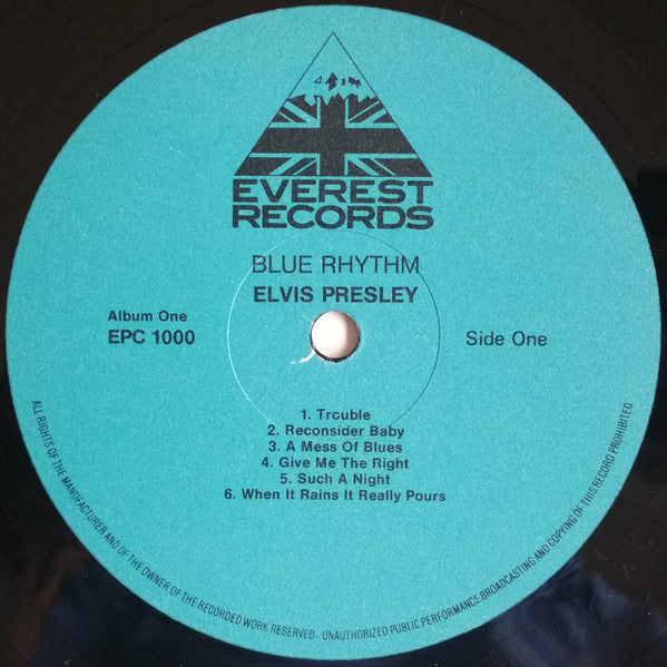 Elvis* : Blue Rhythms (2xLP, Comp)