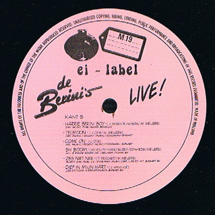 De Berini's : Live! (LP)