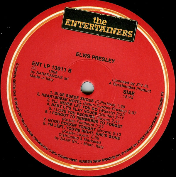 Elvis Presley : Elvis Presley (LP, Comp)