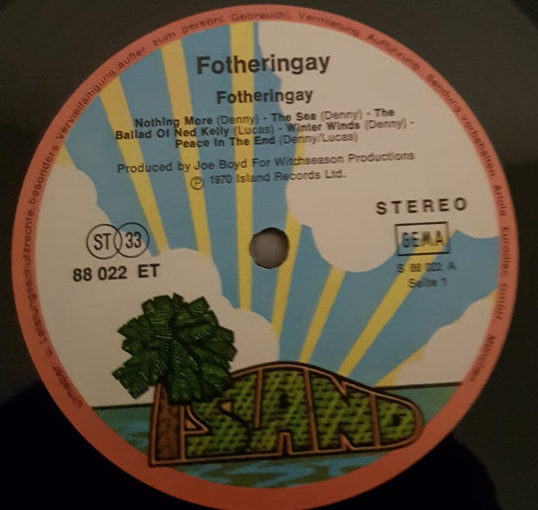 Fotheringay : Fotheringay (LP,Album,Repress)