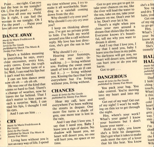 Roxette : Look Sharp! (Album)