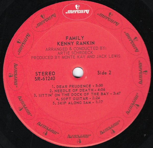 Kenny Rankin : Family (LP,Album)
