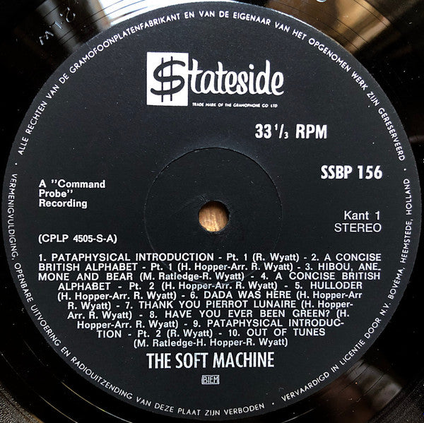 Soft Machine : The Soft Machine (LP,Compilation,Club Edition)