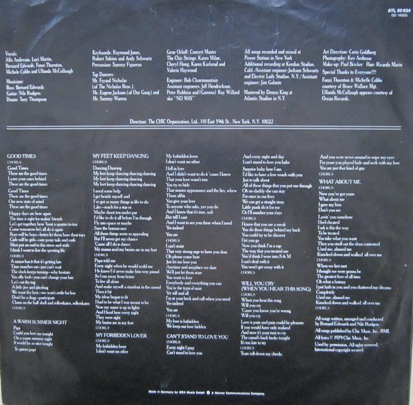 Chic : Risqué (LP,Album)
