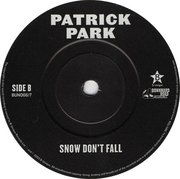 Patrick Park : Honest Skrew (Single,7",45 RPM)