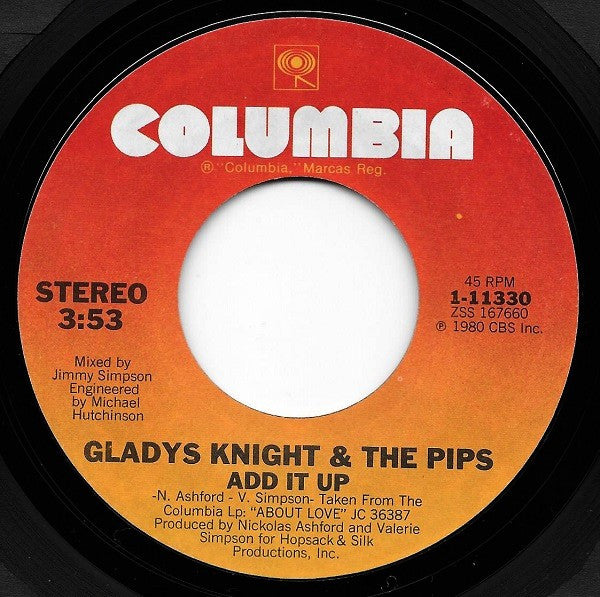Gladys Knight And The Pips : Taste Of Bitter Love (7",45 RPM)