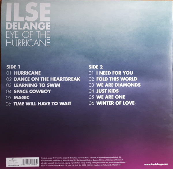 Ilse DeLange : Eye Of The Hurricane (LP,Reissue)
