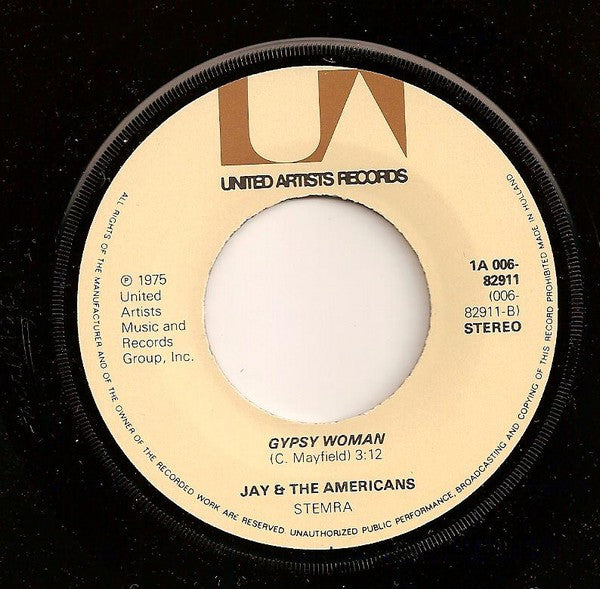 Jay & The Americans : Cara Mia (7",45 RPM,Single)