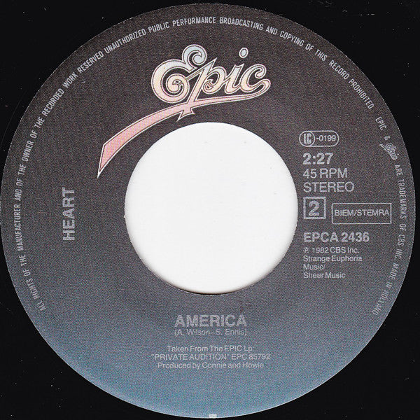 Heart : This Man Is Mine (7",Single,45 RPM)