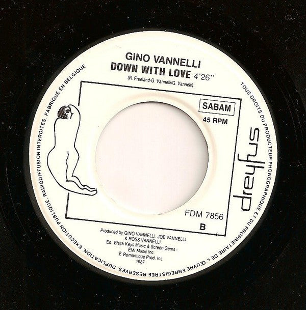 Gino Vannelli : Young Lover (7",Single,45 RPM)