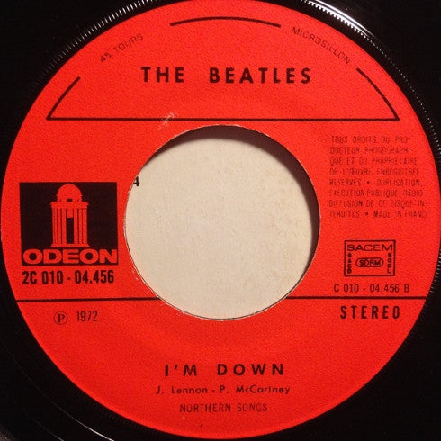 Beatles, The : Help / I'm Down (7",45 RPM,Single,Reissue)