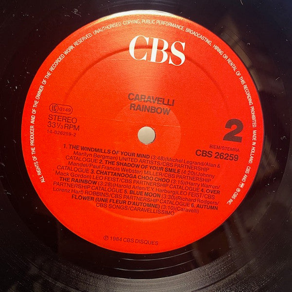 Caravelli : Rainbow (LP, Album, RE)