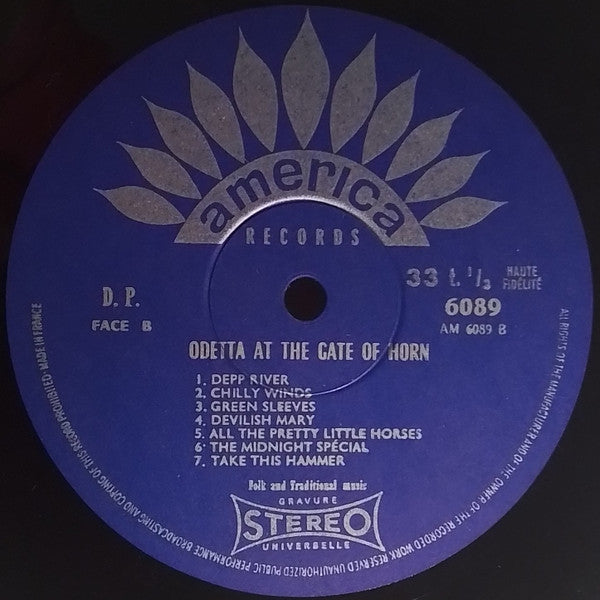 Odetta : At The Gate Of Horn (LP,Album,Stereo)