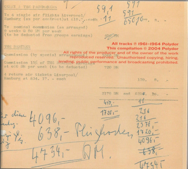 Beatles, The Featuring Tony Sheridan : The Beatles' First! (Compilation,Reissue,Stereo)