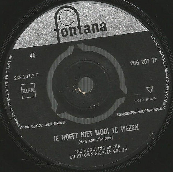 Lighttown Skiffle Group, The : Troela, O Troela (7",45 RPM,Mono)