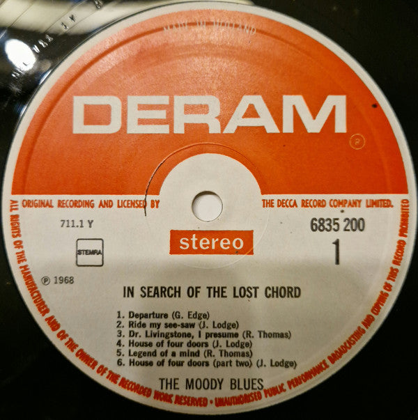 Moody Blues, The : In Search Of The Lost Chord (LP,Album,Reissue)