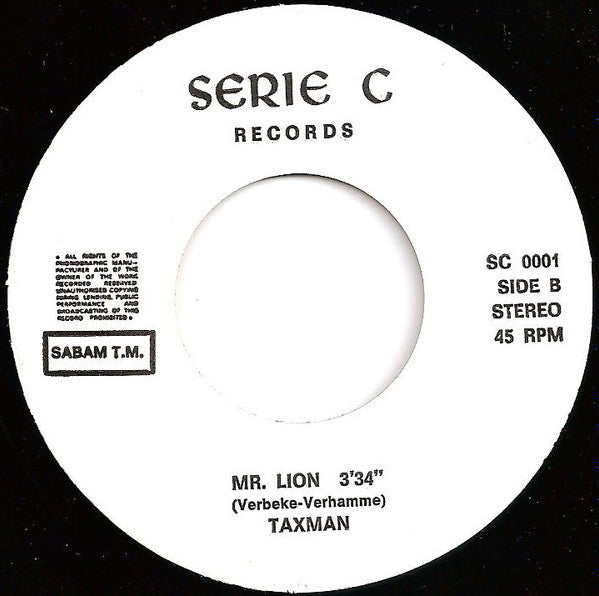 Taxman (5) : Mr. Lion (7",45 RPM,Single,Stereo)