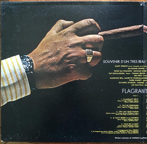 Johnny Hallyday : Flagrant Délit (LP, Album, Gat)