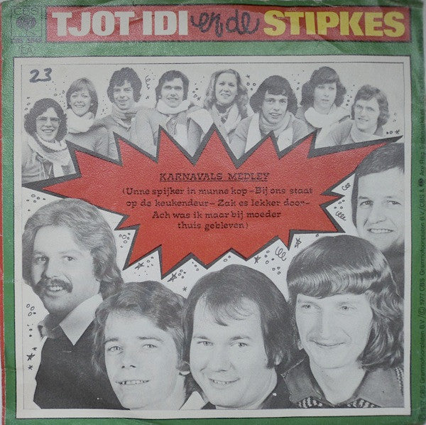 Tjot Idi & De Stipkes : Ik Wil Punk (7",45 RPM,Stereo)